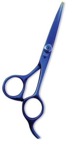 Professional Hair Cutting Scissor with razor edge. Multicolor Coating. Three Rings with screw adjust